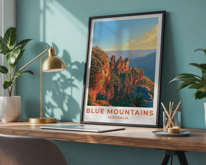 Blue Mountains Poster