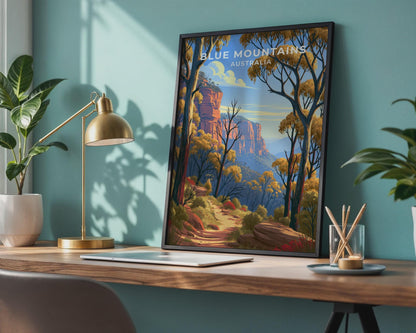 Blue Mountains Poster