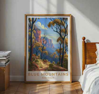 Blue Mountains Poster