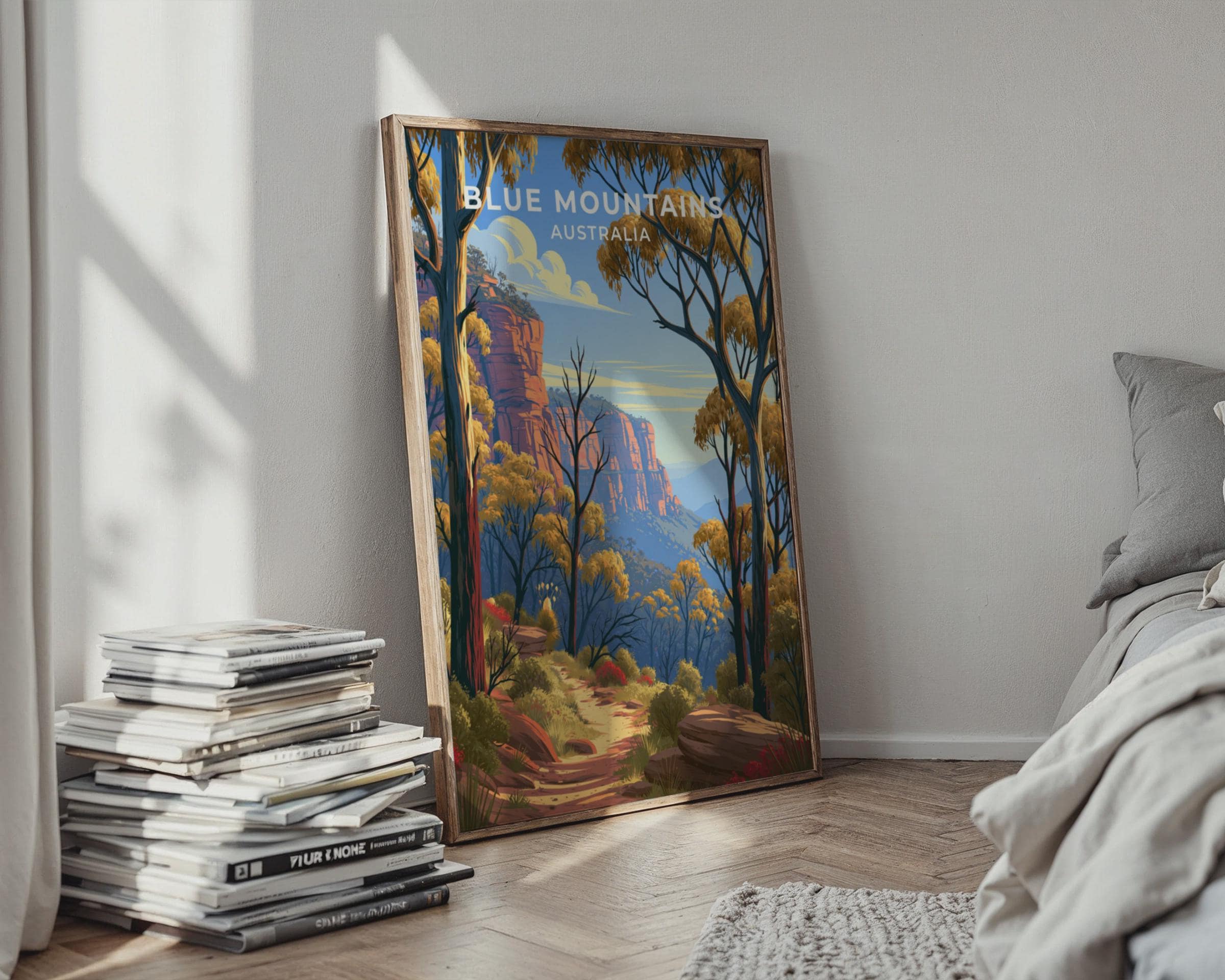 Blue Mountains Poster