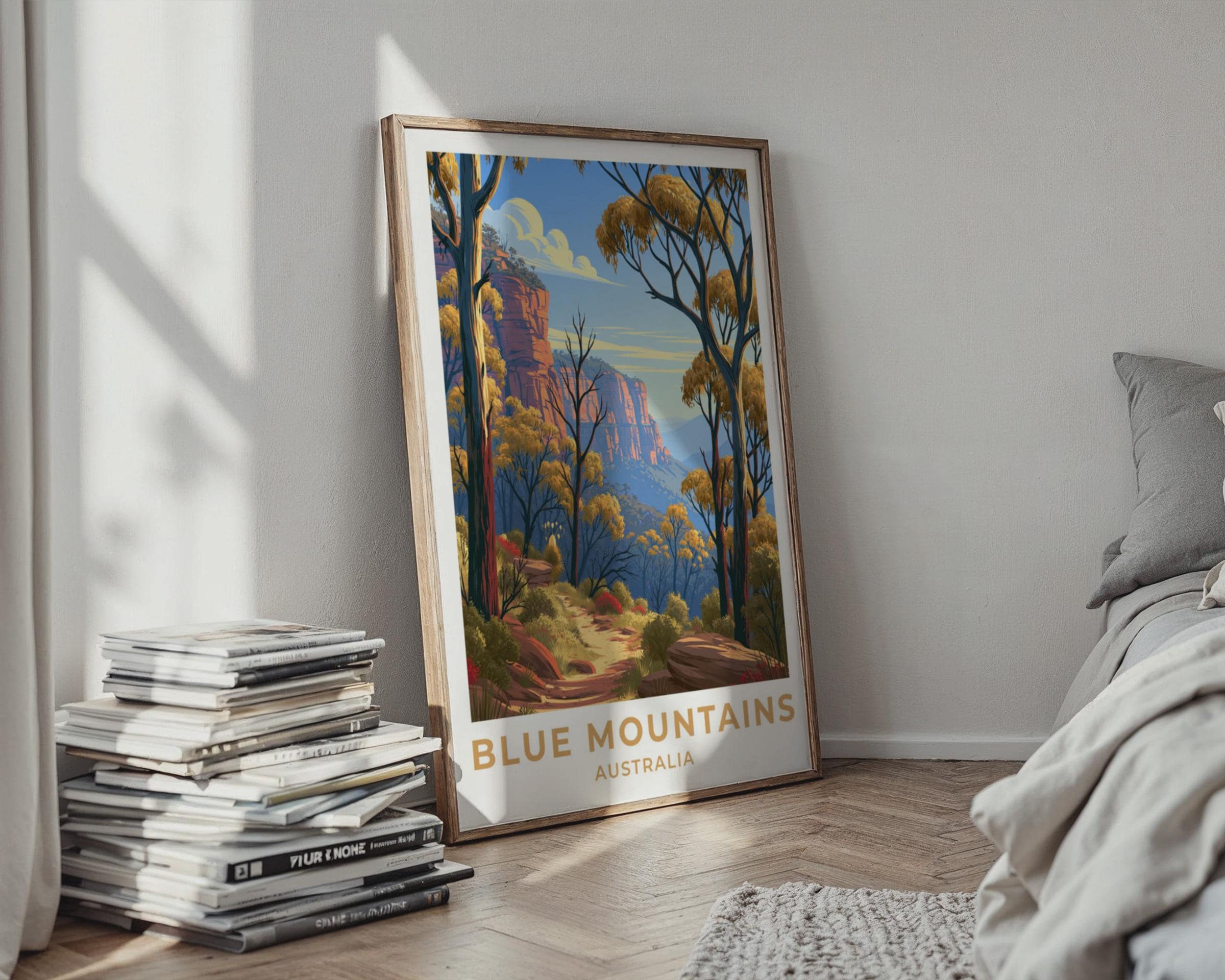 Blue Mountains Poster