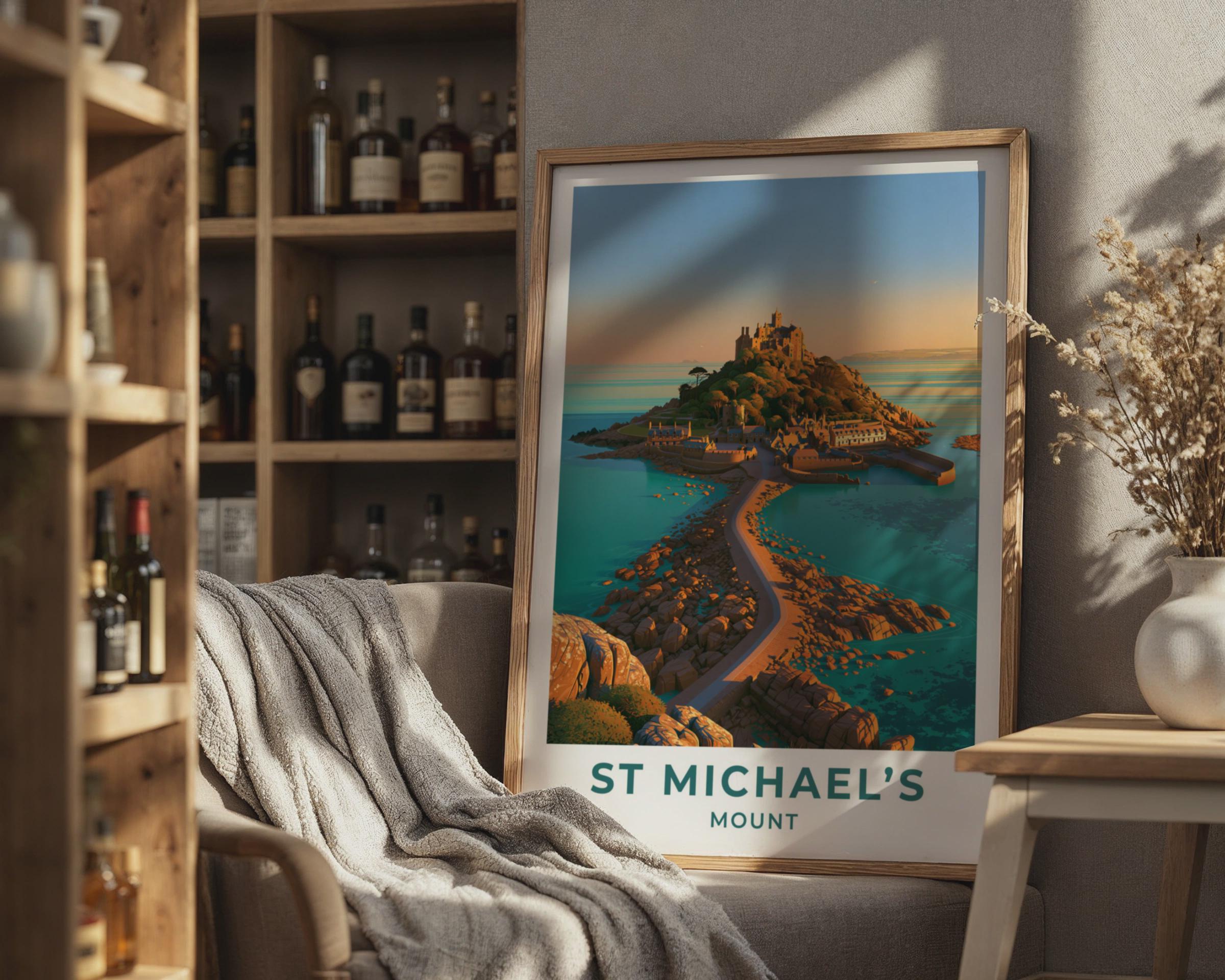 St Michaels Mount Poster
