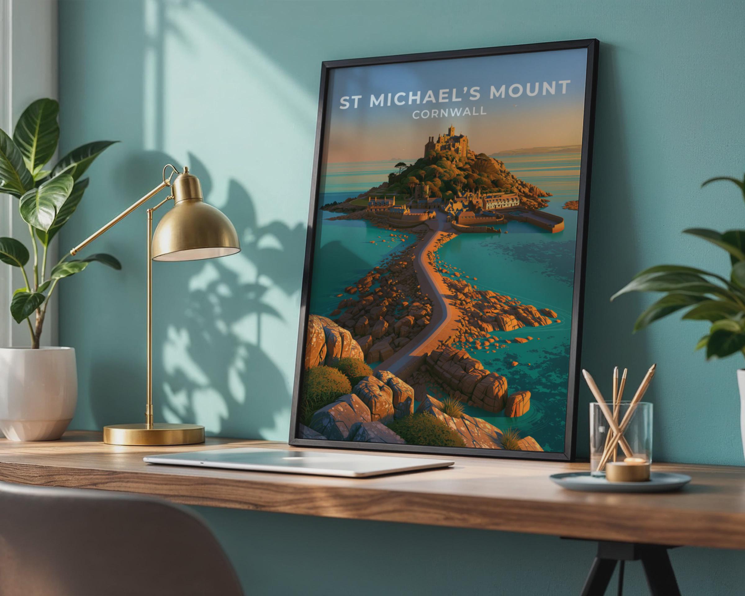 St Michaels Mount Poster