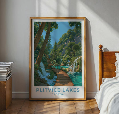 Plitvice Lakes Poster