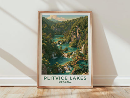 Plitvice Lakes Poster