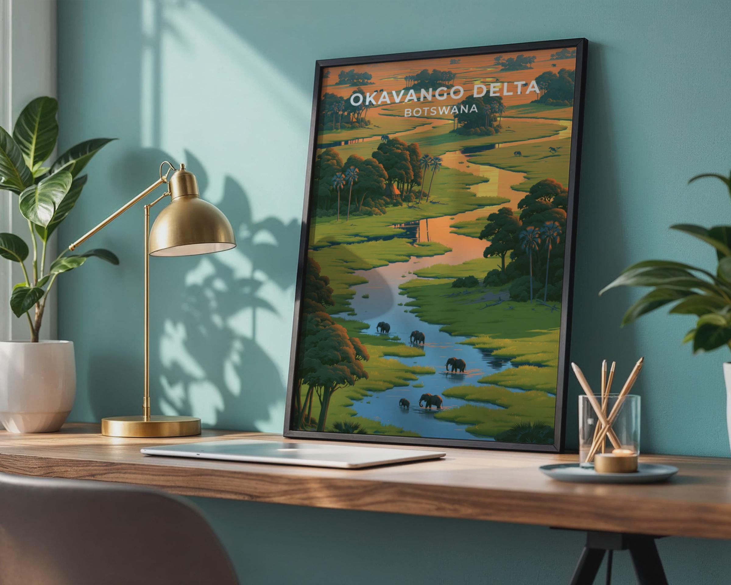 Okavango Delta Poster