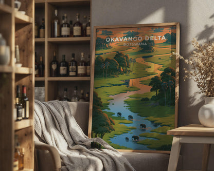 Okavango Delta Poster