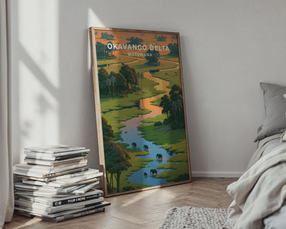 Okavango Delta Poster