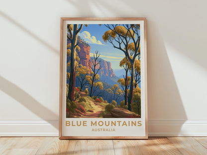 Blue Mountains Poster