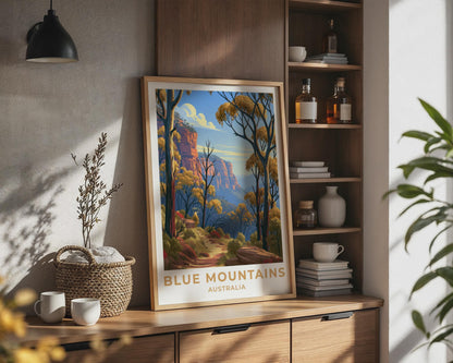 Blue Mountains Poster