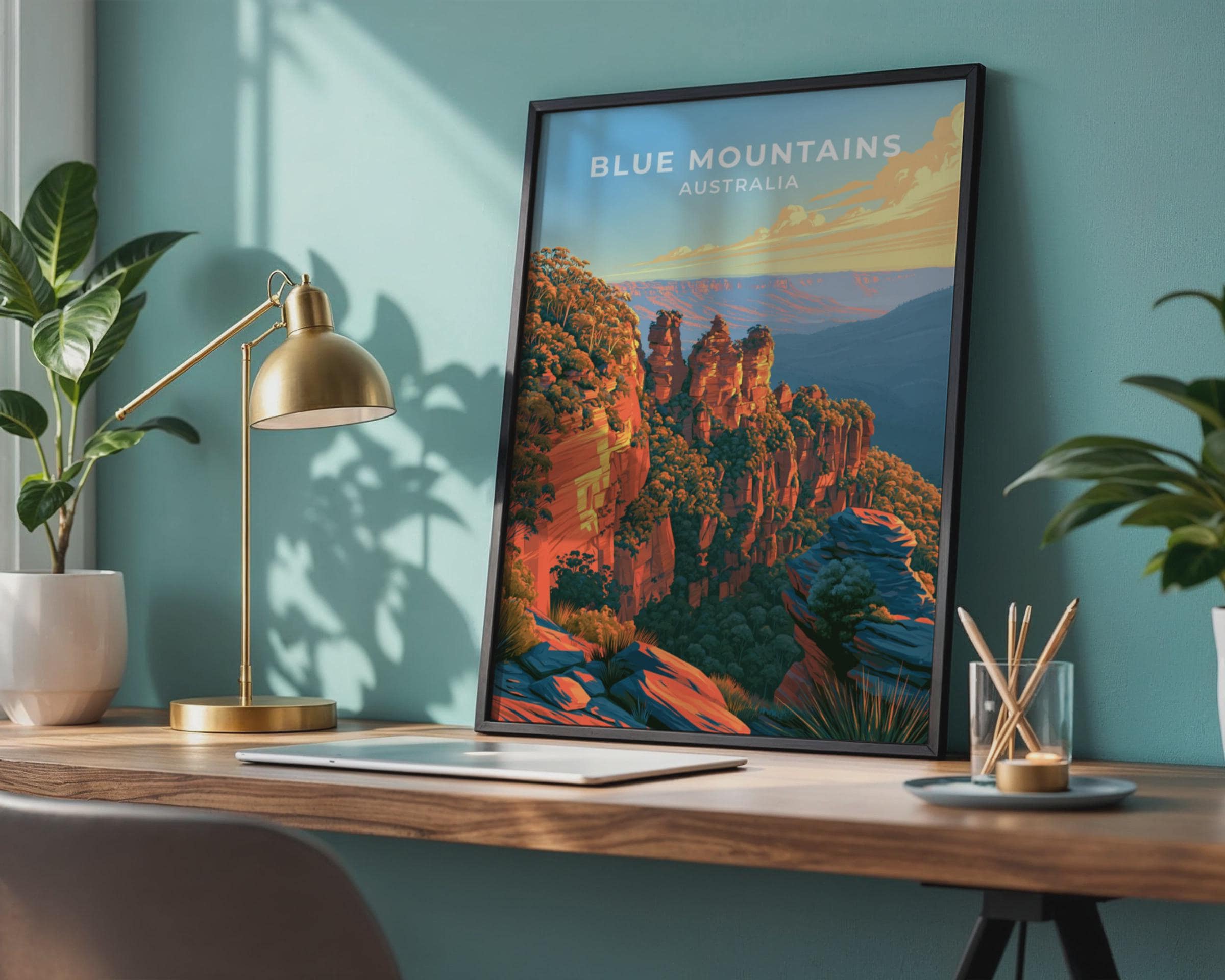 Blue Mountains Poster