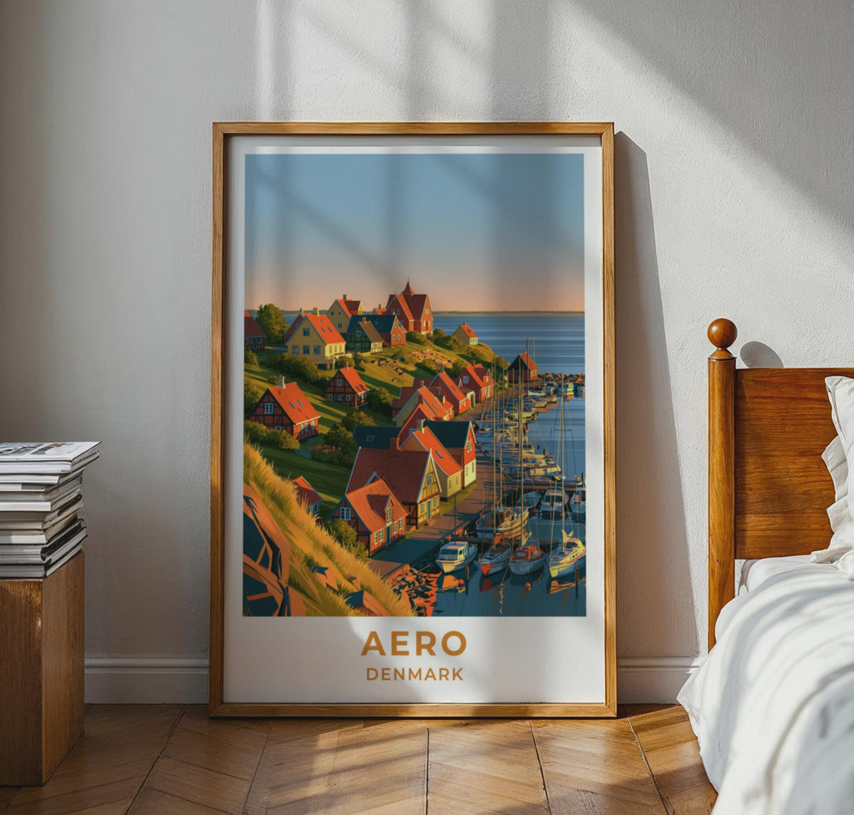 Aero Denmark Travel Poster