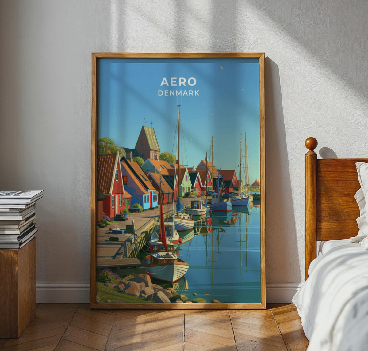 Aero Denmark Travel Poster