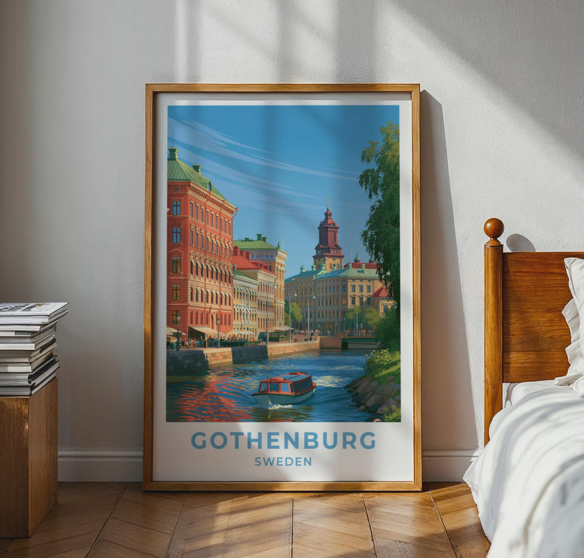 Gothenburg Sweden Travel Poster