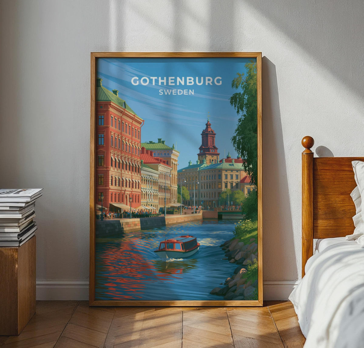 Gothenburg Sweden Travel Poster