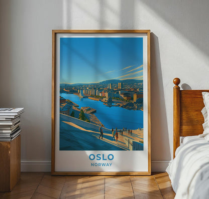 Oslo Norway Travel Poster