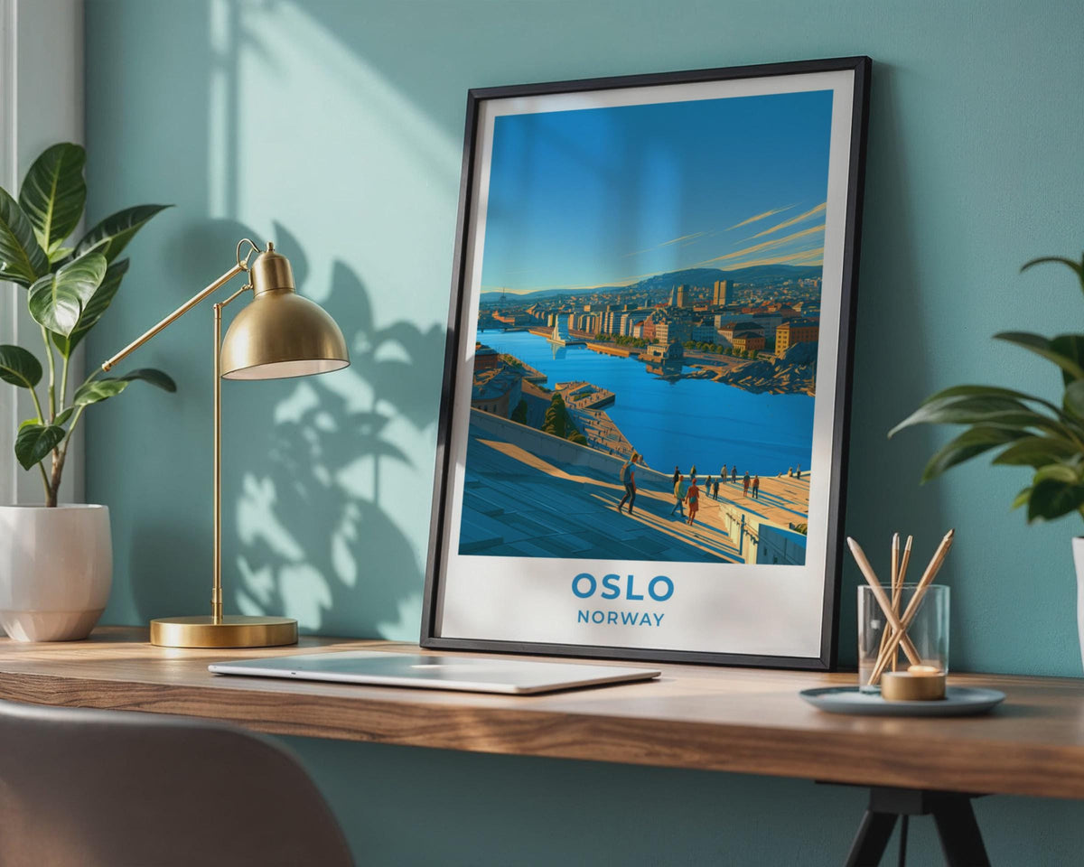 Oslo Norway Travel Poster