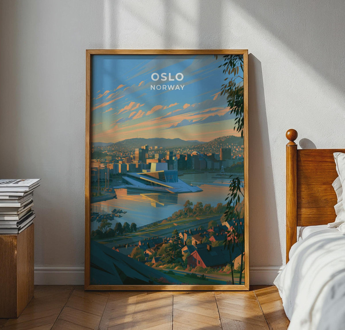 Oslo Norway Travel Poster