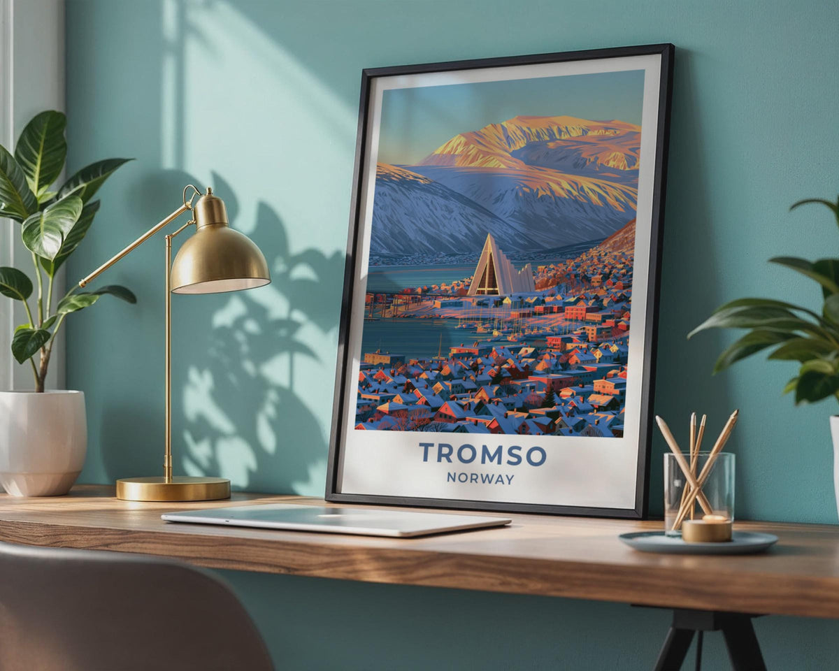 Tromsø Norway Travel Poster