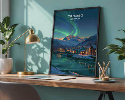 Tromsø Norway Travel Poster