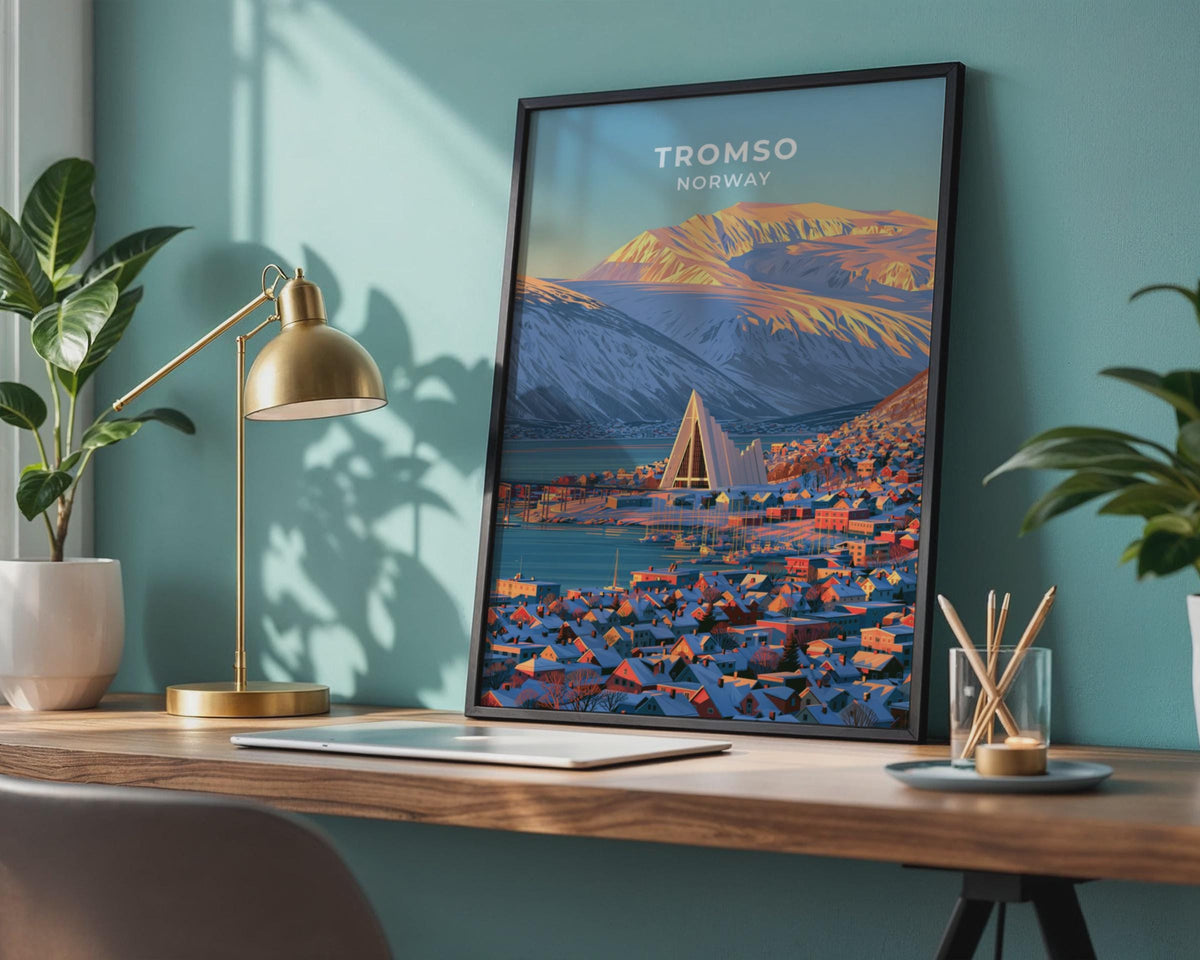 Tromsø Norway Travel Poster