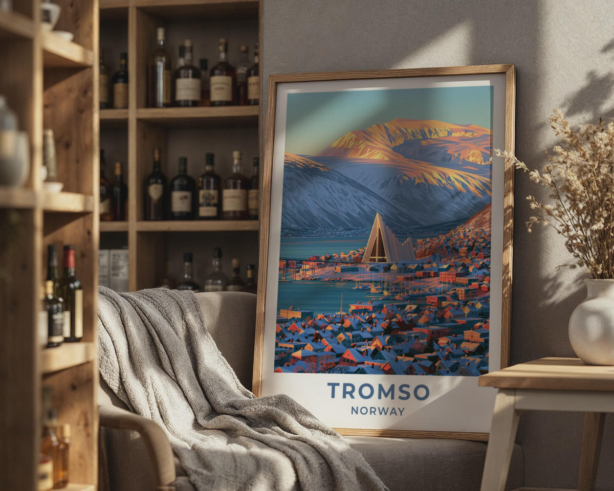 Tromsø Norway Travel Poster