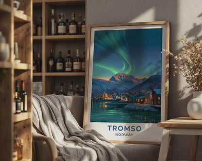 Tromsø Norway Travel Poster