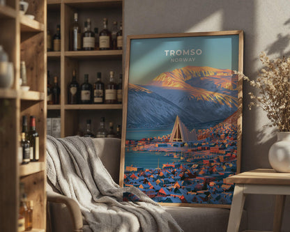 Tromsø Norway Travel Poster
