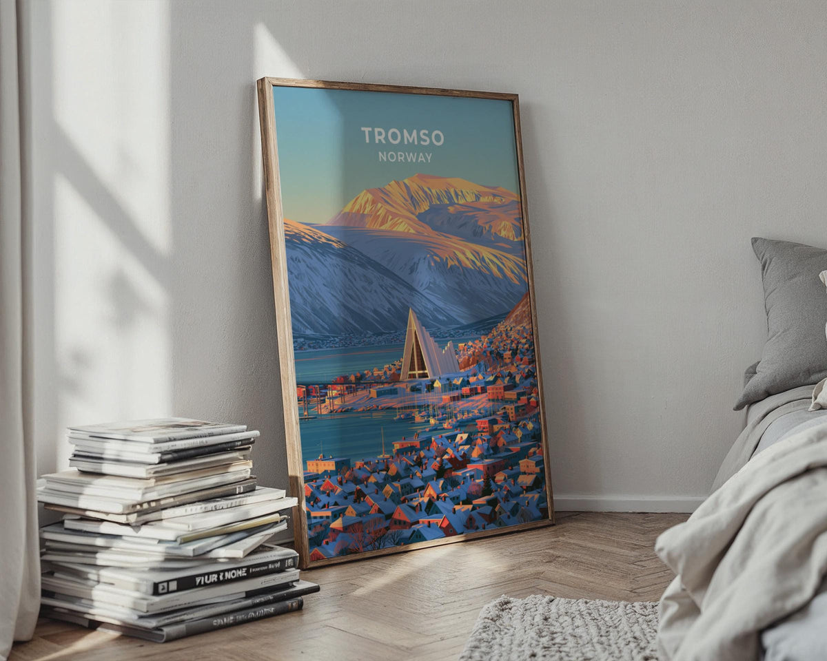 Tromsø Norway Travel Poster