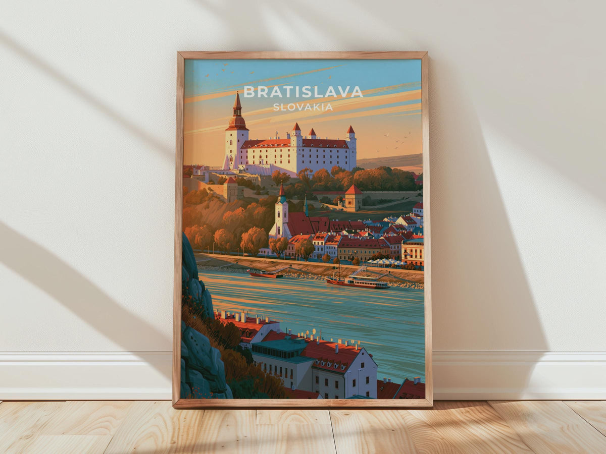 Bratislava Slovakia Travel Poster