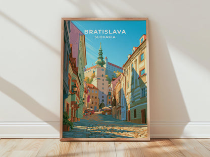 Bratislava Slovakia Travel Poster