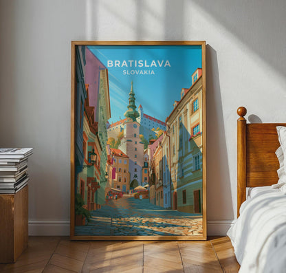 Bratislava Slovakia Travel Poster
