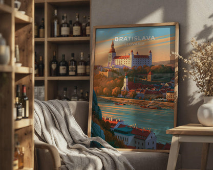Bratislava Slovakia Travel Poster