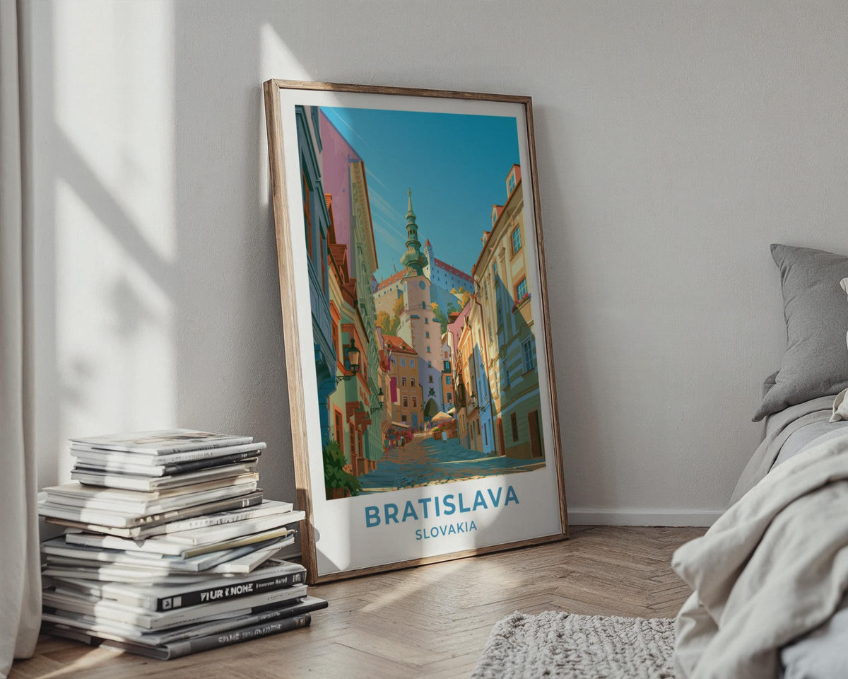 Bratislava Slovakia Travel Poster