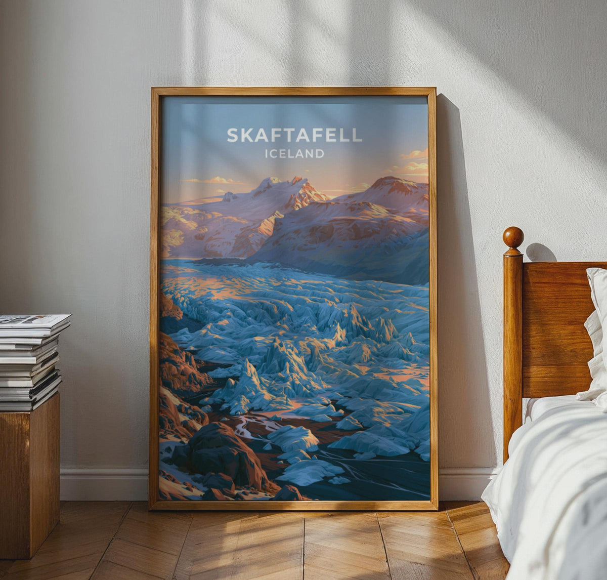 Skaftafell Iceland Travel Poster
