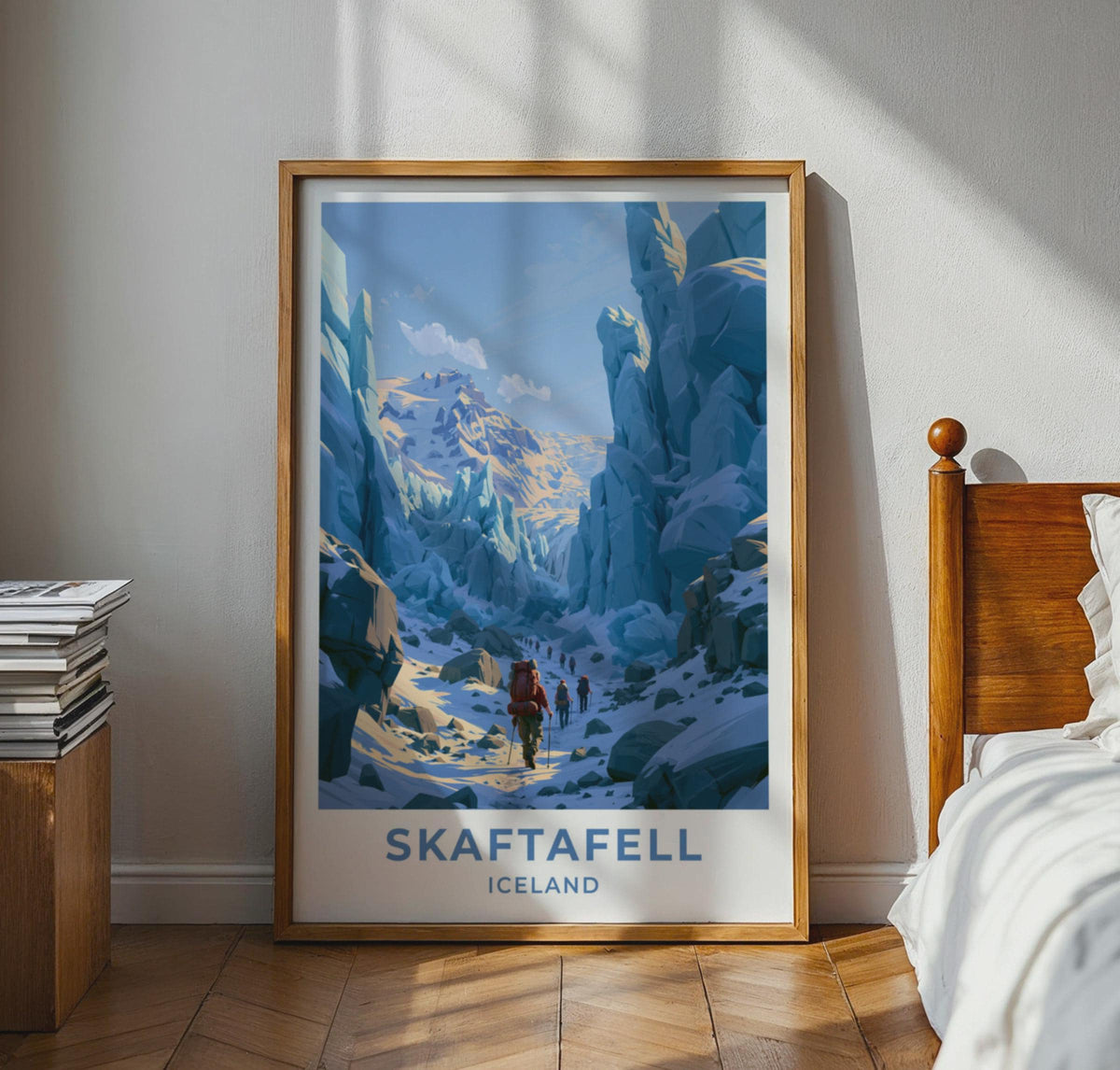Skaftafell Iceland Travel Poster