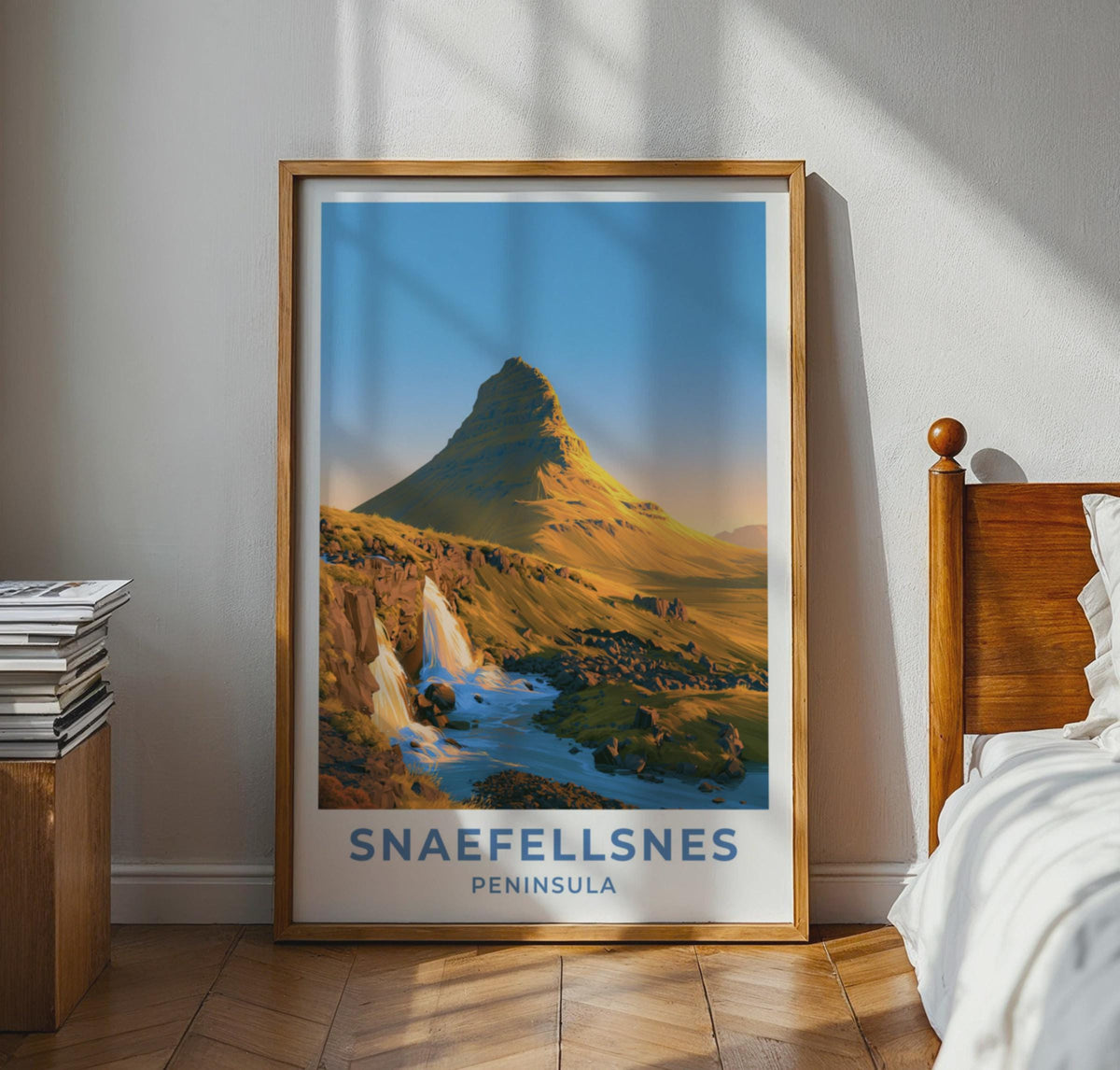 Snaefellsnes Peninsula Iceland Travel Poster