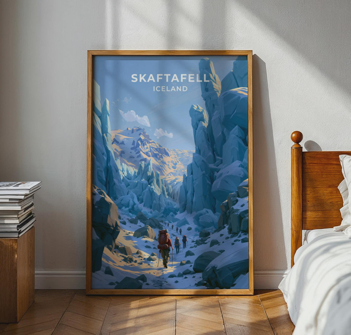 Skaftafell Iceland Travel Poster