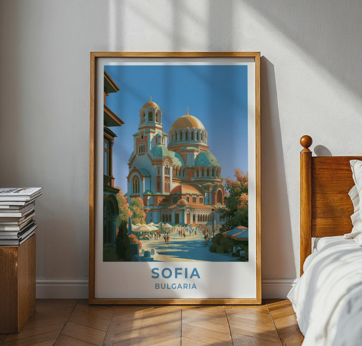 Sofia Bulgaria Travel Poster