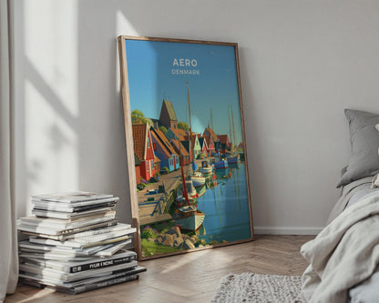 Aero Denmark Travel Poster