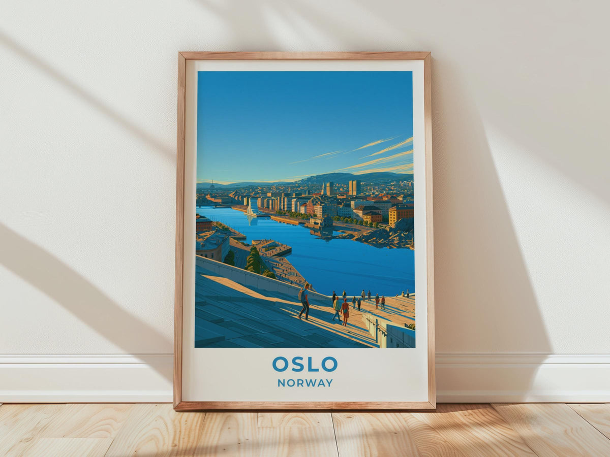 Oslo Norway Travel Poster