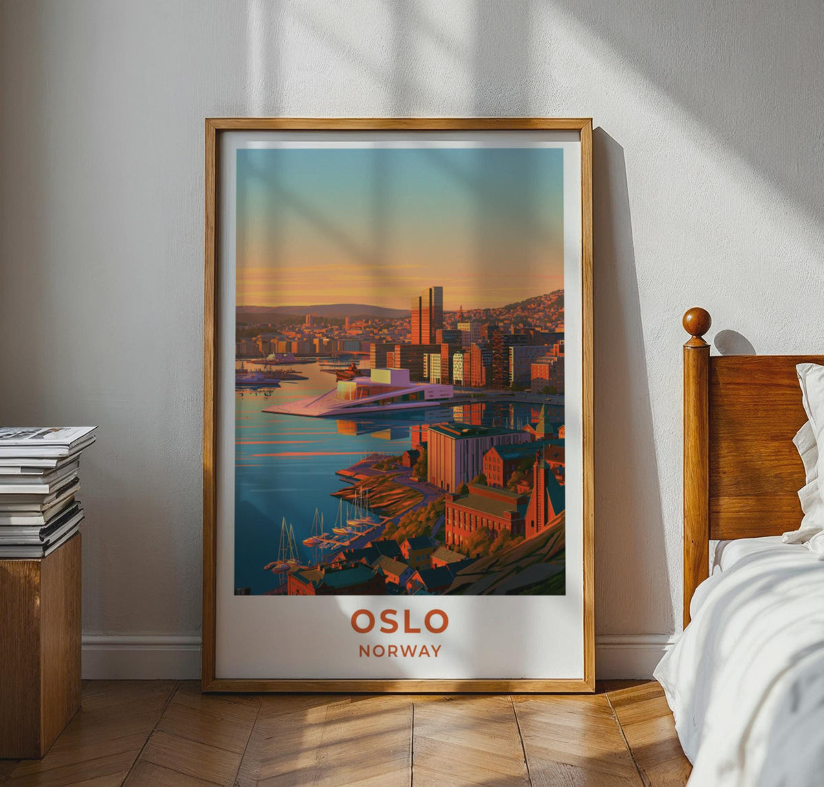 Oslo Norway Travel Poster