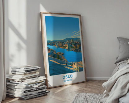Oslo Norway Travel Poster