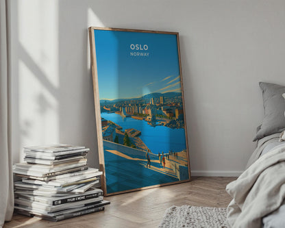Oslo Norway Travel Poster