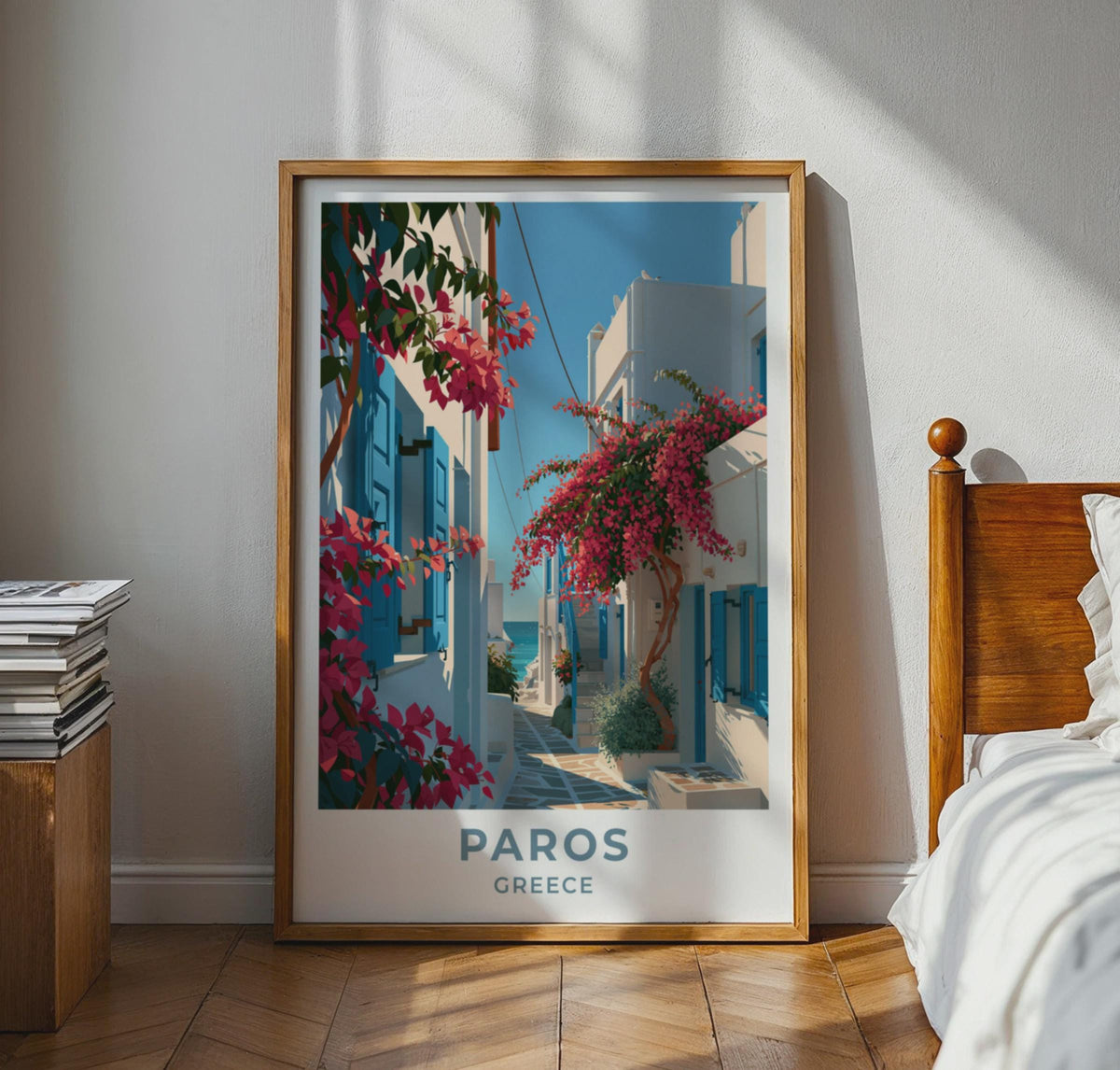Paros Greece Travel Poster