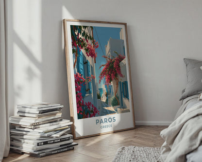 Paros Greece Travel Poster
