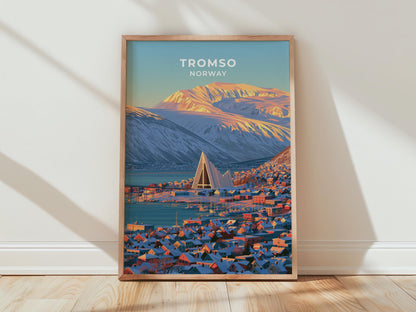 Tromsø Norway Travel Poster