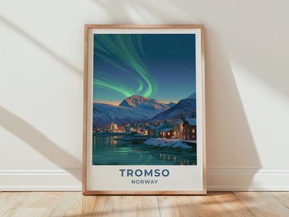 Tromsø Norway Travel Poster