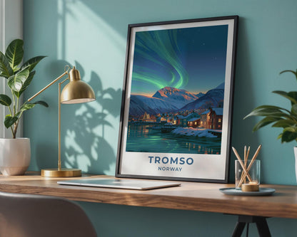 Tromsø Norway Travel Poster