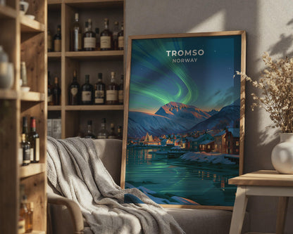 Tromsø Norway Travel Poster